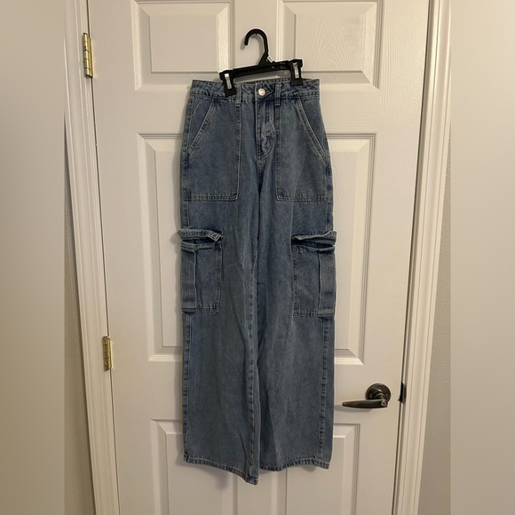 SHEIN Denim - Blue cargo jeans